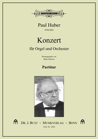 Konzert  für Orgel und Orchester  Partitur
