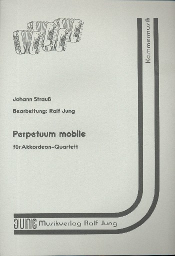 Perpetuum mobile op.257 für 4 Akkordeons&nbsp;&nbsp;Partitur&nbsp;&nbsp;