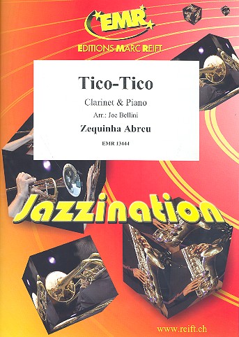 Tico-Tico (in A Major) Level 5 for clarinet&nbsp;&nbsp;and piano&nbsp;&nbsp;