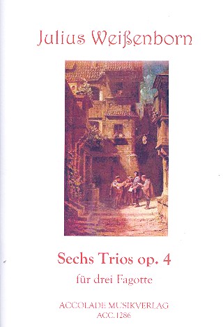 6 Trios op.4 für 3 Fagotte  Partitur und Stimmen  