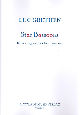 Star Bassoons für 4 Fagotte  Partitur und Stimmen  