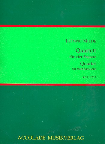 Quartett für 4 Fagotte  Partitur und Stimmen  