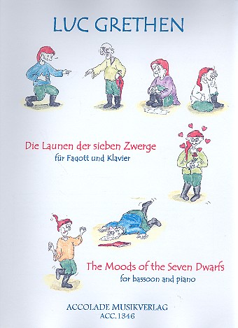 Die Launen der sieben Zwerge  für Fagott und Klavier  