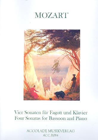 4 Sonaten nach den Flötenquartetten KV285, KV285a, KV285b, KV298  für Fagott und Klavier  