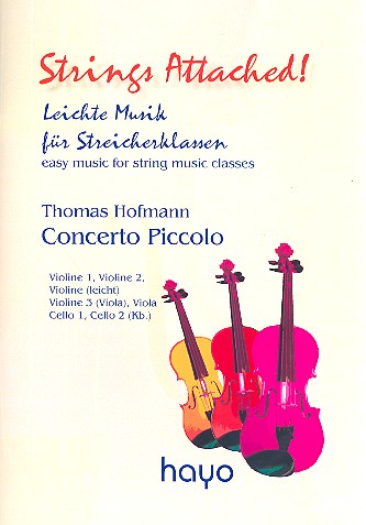 Concerto piccolo für Streichorchester  Partitur und Stimmen  