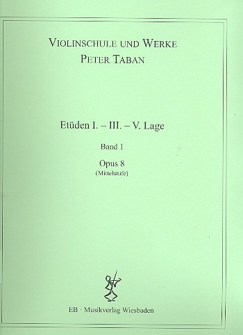 Schule op.8 - Etüden Band 1   für Violine  