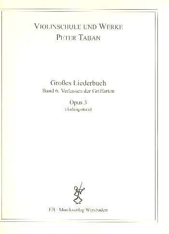 Schule op.3 - Grosses Liederbuch Band 6  für 2 Violinen  Spielpartitur