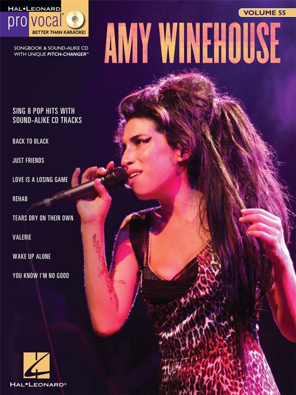 Amy Winehouse (+CD):&nbsp;&nbsp;Songbook melody line/lyrics/chords&nbsp;&nbsp;