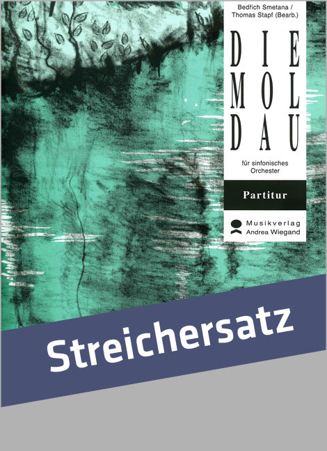 Die Moldau für Streichorchester  Partitur und Stimmen  