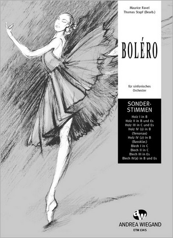 Boléro für Orchester  Ergänzungsstimmen  