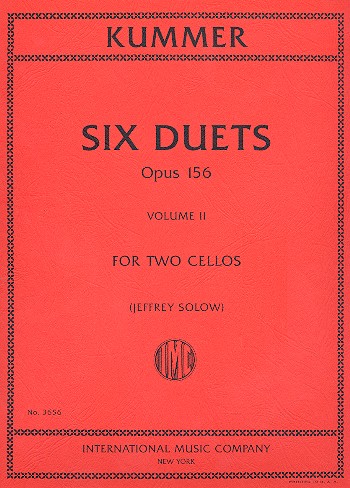 6 Duets op.156 vol.2 (nos.4-6)  for 2 cellos  score
