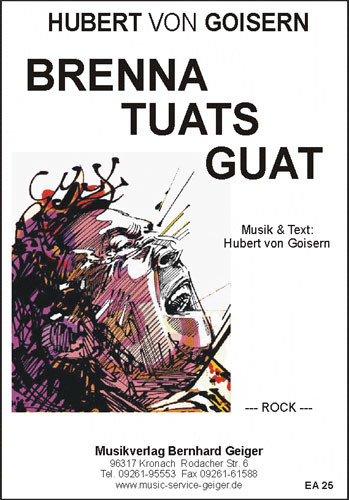 Brenna tuats guat  für Klavier (Gesang/Gitarre)  