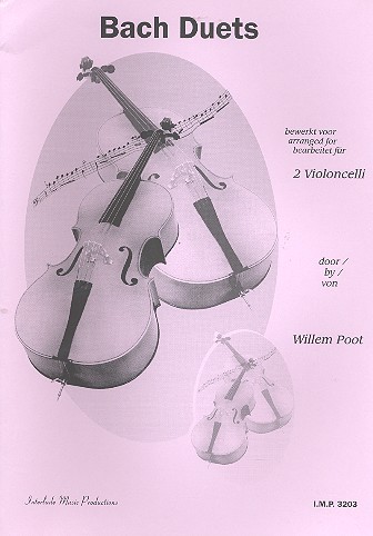 Bach Duets&nbsp;&nbsp;für 2 Violoncelli&nbsp;&nbsp;2 Spielpartituren