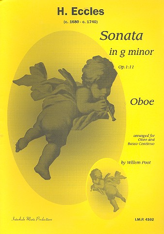 Sonate g-Moll op.1,11 für Oboe und Bc    