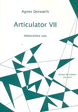 Articulator VII für Altblockftlöte  solo  