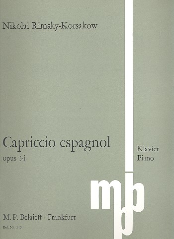 Capriccio espagnol op.34  für Klavier  