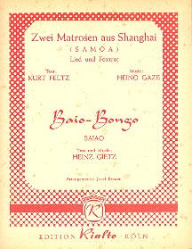 Zwei Matrosen aus Shanghai  und  Baio-Bongo: für Blasorchester  