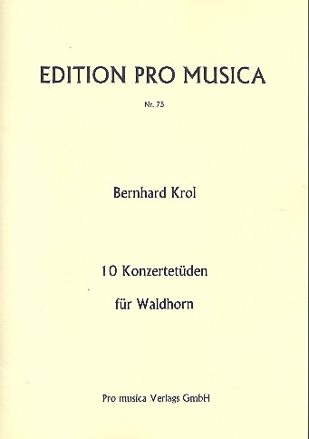 10 Konzertetüden   für Waldhorn  