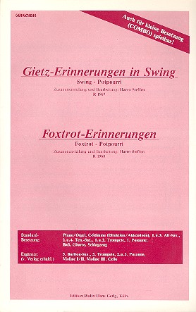 Erinnerungen in Swing:  Potpourri für Salonorchester  