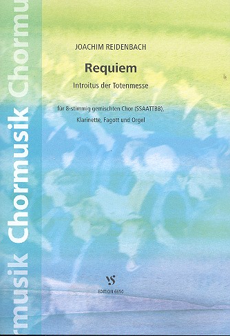 Requiem für gem Chor, Klarinette, Fagott&nbsp;&nbsp;und Orgel&nbsp;&nbsp;Partitur