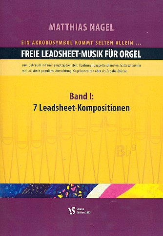 Freie Leadsheet-Musik Band 1  für Orgel  