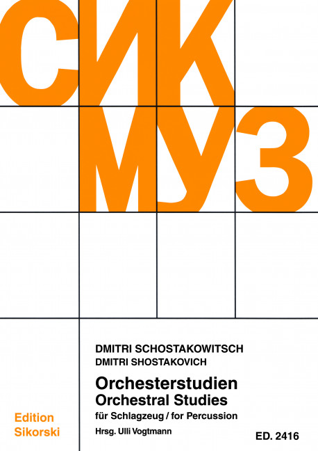 Orchesterstudien  für Schlagzeug  