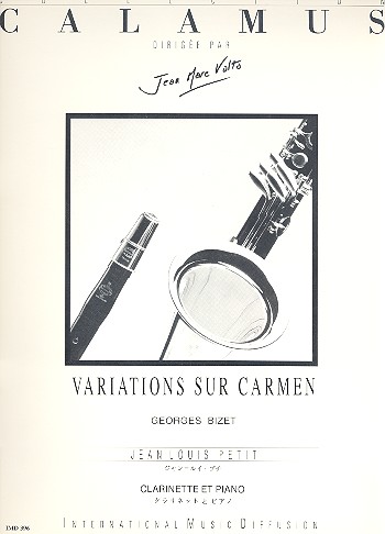 Variations sur Carmen de Georges Bizet  pour clarinette et piano  