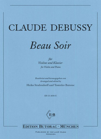 Beau soir  für Violine und Klavier  