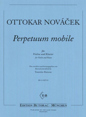 Perpetuum mobile&nbsp;&nbsp;für Violine und Klavier&nbsp;&nbsp;