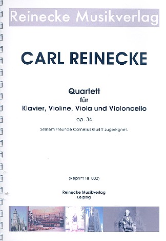 Quartett op.34 für Violine, Viola,  Violoncello und Klavier  Stimmen