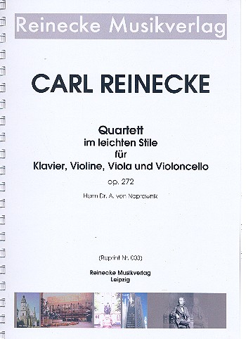 Quartett im leichten Stile op.272   für Violine, Viola, Violoncello und Klavier  