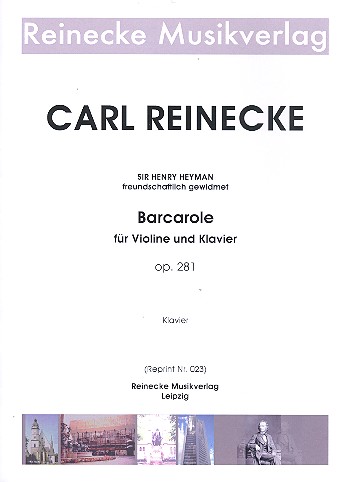 Barcarole op.281  für Violine und Klavier  Reprint
