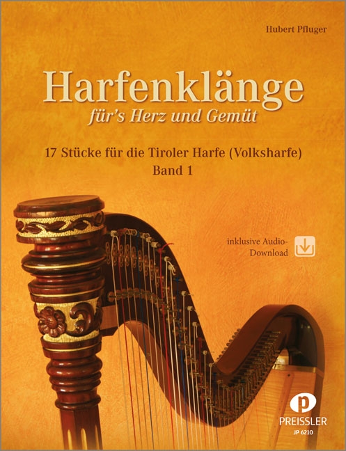 Harfenklänge für's Herz und Gemüt Band 1 (+Online Audio)&nbsp;&nbsp;für Tiroler Harfe (Volksharfe)&nbsp;&nbsp;