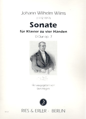 Sonate D-Dur op.7  für Klavier zu 4 Händen  Spielpartitur
