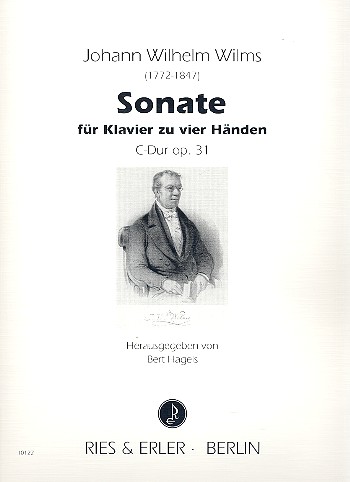 Sonate C-Dur op.31 für Klavier zu 4 Händen  Spielpartitur  