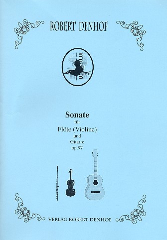 Sonate op.97 für Flöte (Violine)&nbsp;&nbsp;und Gitarre&nbsp;&nbsp;Partitur und Stimme