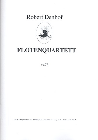 Flötenquartett op.77 für 4 Flöten&nbsp;&nbsp;Partitur und Stimmen&nbsp;&nbsp;