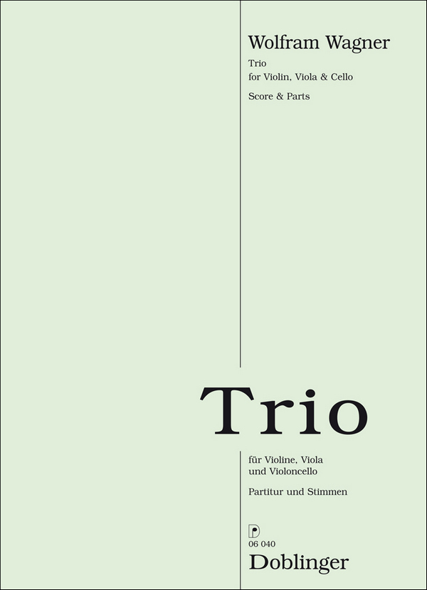 Trio für Streichtrio&nbsp;&nbsp;Partitur und Stimmen&nbsp;&nbsp;
