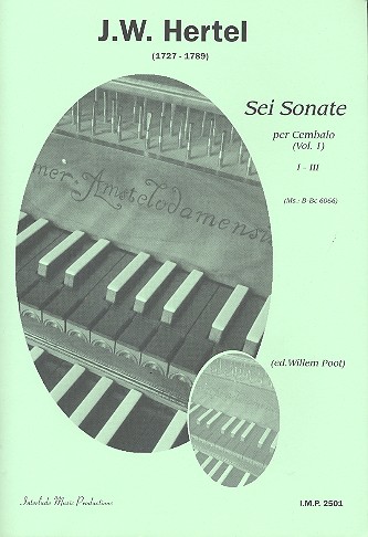6 Sonaten Band 1 (Nr.1-3)   für Cembalo  