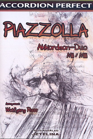 Piazzolla &nbsp;&nbsp;für 2 Akkordeons&nbsp;&nbsp;Spielpartitur