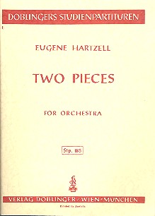 2 Pieces for orchestra  study score  