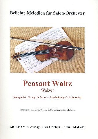 Peasant Waltz  für kleines Salonorchester  Direktion und Stimmen