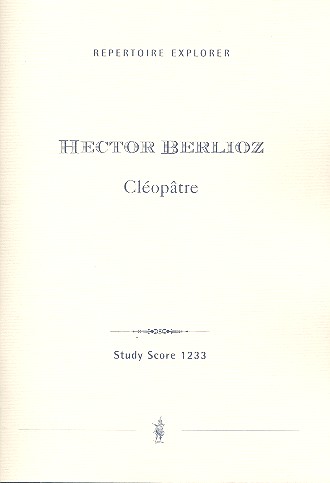 Cléopâtre  für Sopran und Orchester  Studienpartitur (dt/en/frz)