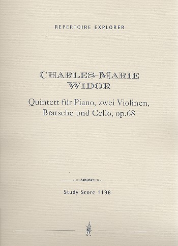 Quintett op.68 für 2 Violinen, Viola,  Violoncello und Klavier  Stimmen