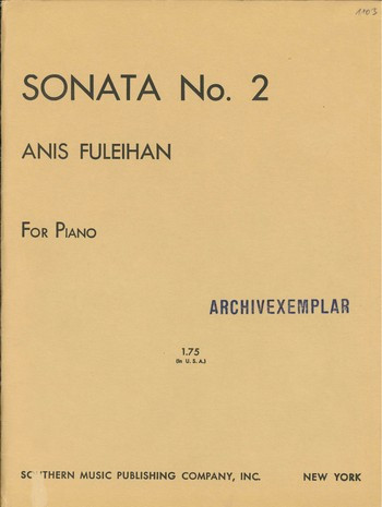 Sonata no.2&nbsp;&nbsp;for piano&nbsp;&nbsp;