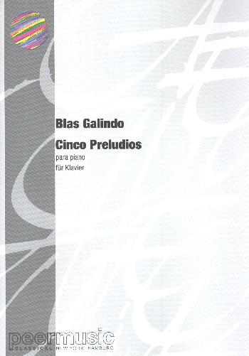 5 preludios  para piano  