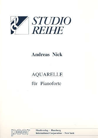 Aquarelle  für Klavier  