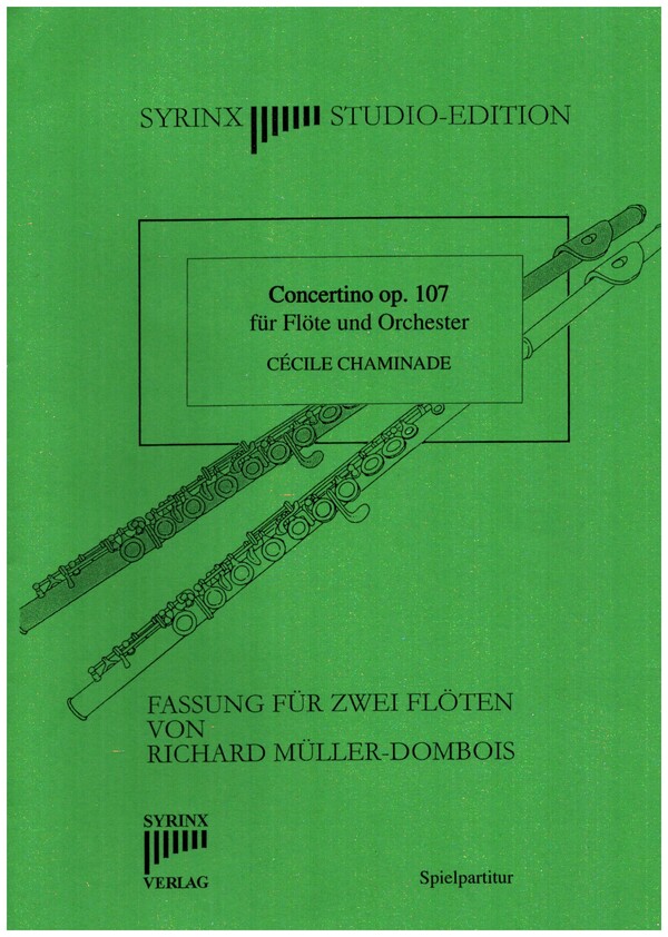 Concertino op.107 für 2 Flöten  Spielpartitur  