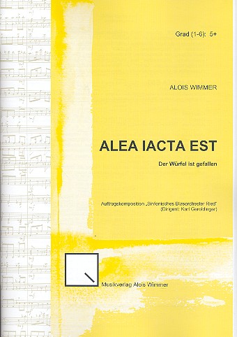 Alea iacta est für Blasorchester  Partitur  