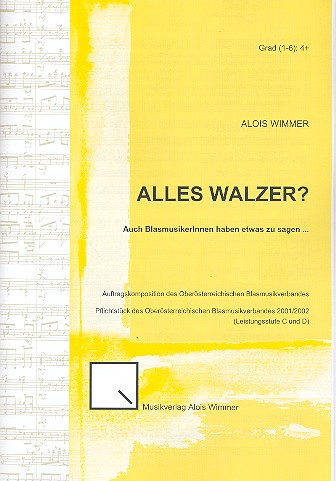 Alles Walzer op.40 für Blasorchester  Partitur  